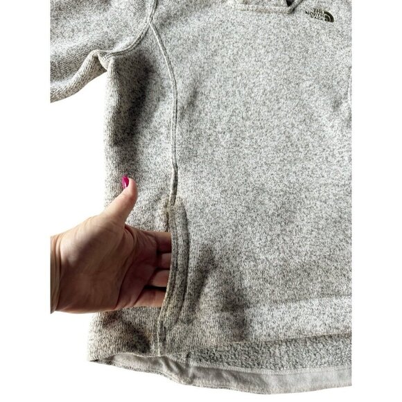 The North Face Women’s Sz S Gray Crescent Hooded Pullover Sweater - Picture 10 of 11
